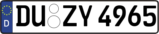 DU-ZY4965