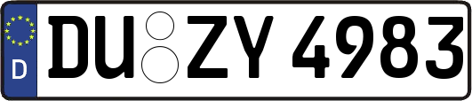 DU-ZY4983