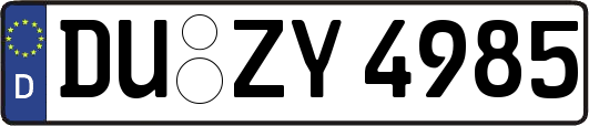 DU-ZY4985