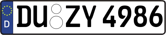 DU-ZY4986