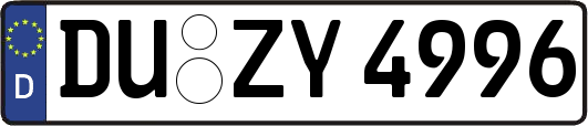 DU-ZY4996