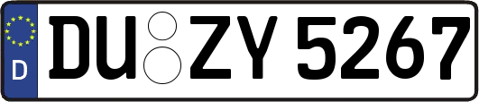 DU-ZY5267