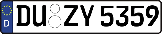 DU-ZY5359