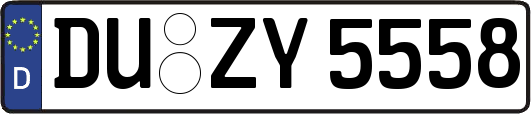 DU-ZY5558