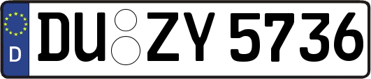 DU-ZY5736