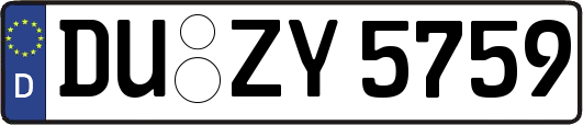 DU-ZY5759