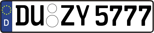 DU-ZY5777