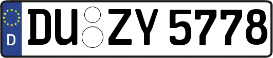 DU-ZY5778