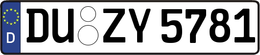 DU-ZY5781