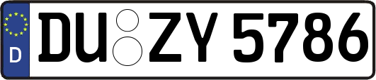 DU-ZY5786