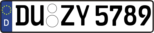 DU-ZY5789