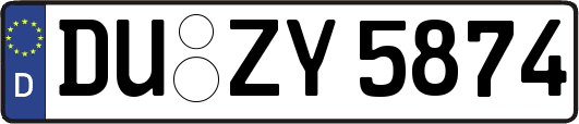 DU-ZY5874