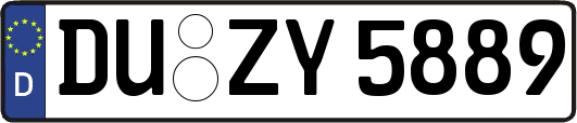DU-ZY5889