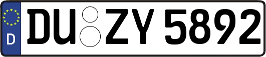 DU-ZY5892