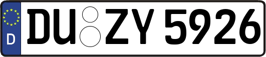 DU-ZY5926