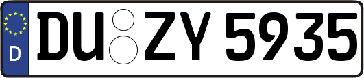 DU-ZY5935