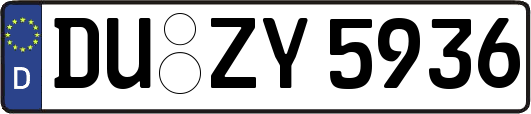 DU-ZY5936
