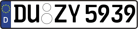 DU-ZY5939