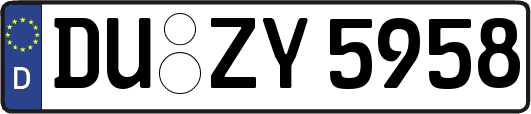 DU-ZY5958