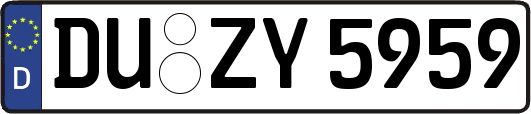 DU-ZY5959