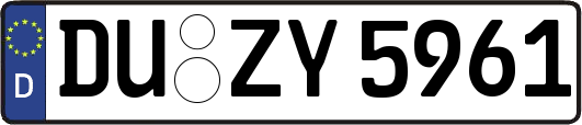 DU-ZY5961