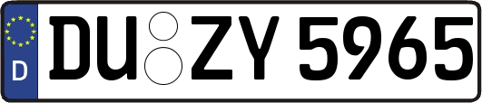 DU-ZY5965