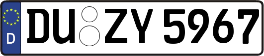 DU-ZY5967
