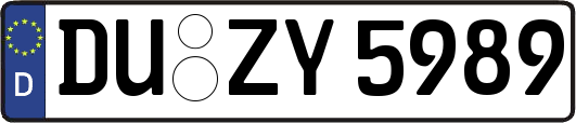 DU-ZY5989