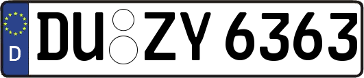 DU-ZY6363