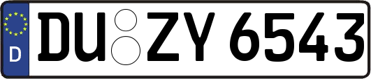 DU-ZY6543
