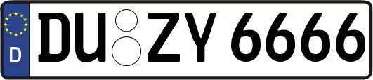 DU-ZY6666