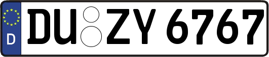 DU-ZY6767