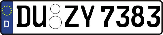 DU-ZY7383