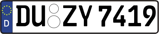 DU-ZY7419