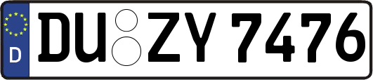 DU-ZY7476