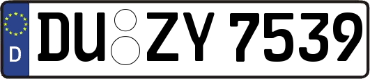 DU-ZY7539