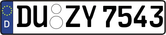 DU-ZY7543