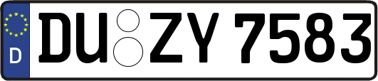 DU-ZY7583