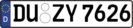 DU-ZY7626