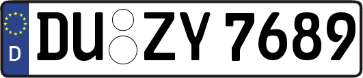 DU-ZY7689