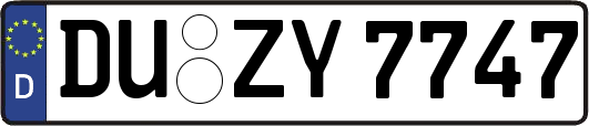 DU-ZY7747