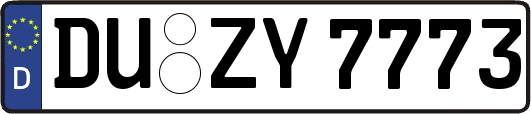 DU-ZY7773