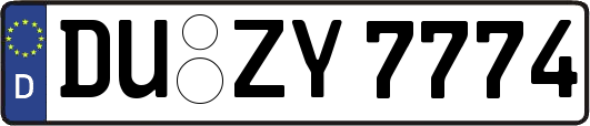 DU-ZY7774