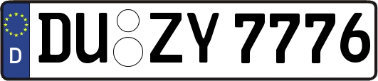 DU-ZY7776