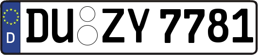 DU-ZY7781