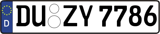 DU-ZY7786