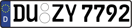 DU-ZY7792