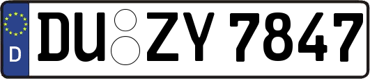 DU-ZY7847