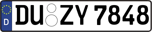 DU-ZY7848