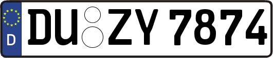 DU-ZY7874